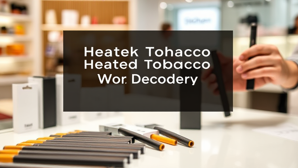 Heated Tobacco Words Decoded: A Plain Glossary for Online Buyers